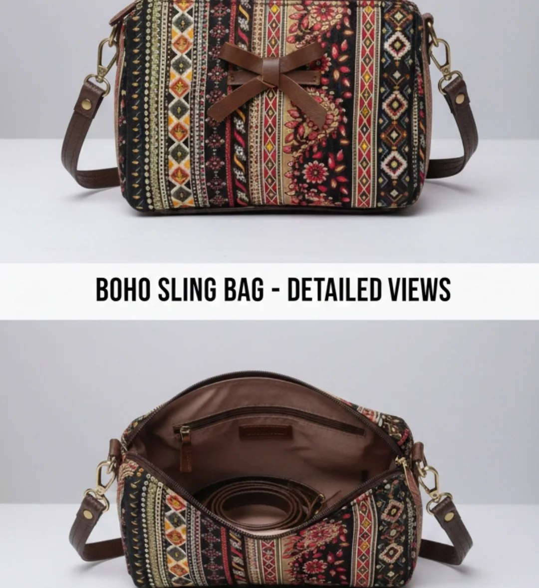 Classic women Green PU sling bags