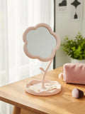 WILD HUB Pack of 1 Flower-Shaped Makeup Mirror,