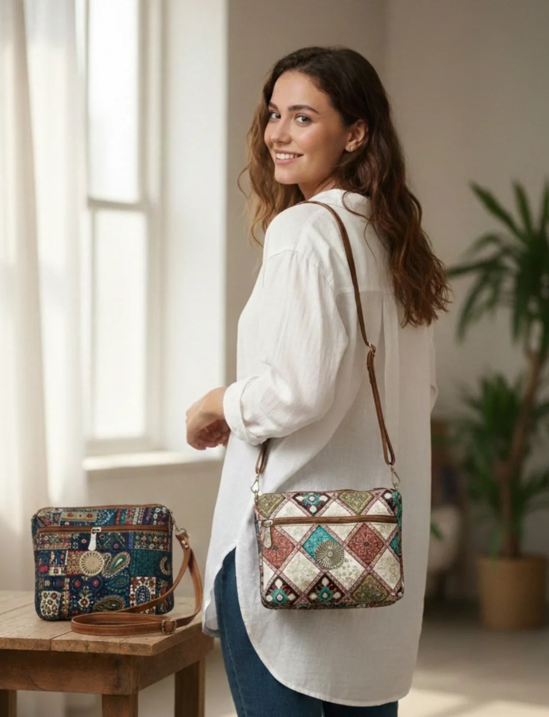 SLING BAG FOR WOMENS AND GIRLS 2PCS COMBO