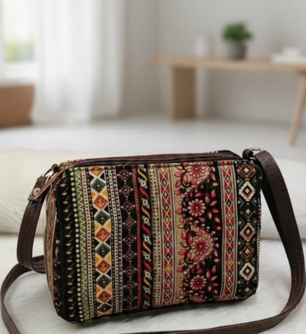 Classic women Green PU sling bags