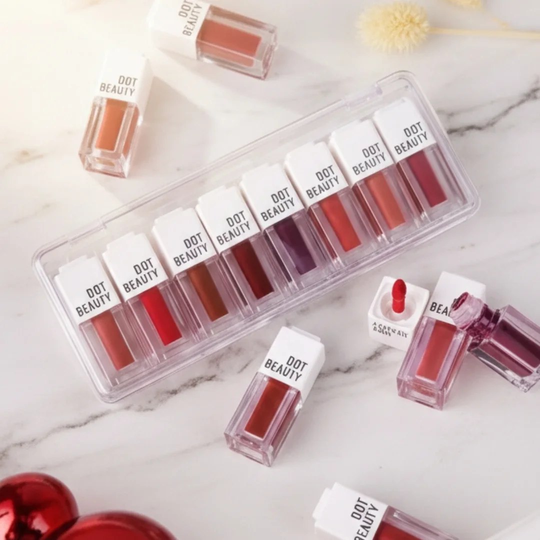 Dot Beauty Mini Liquid Lipstick-Kit Set (8pcs)
