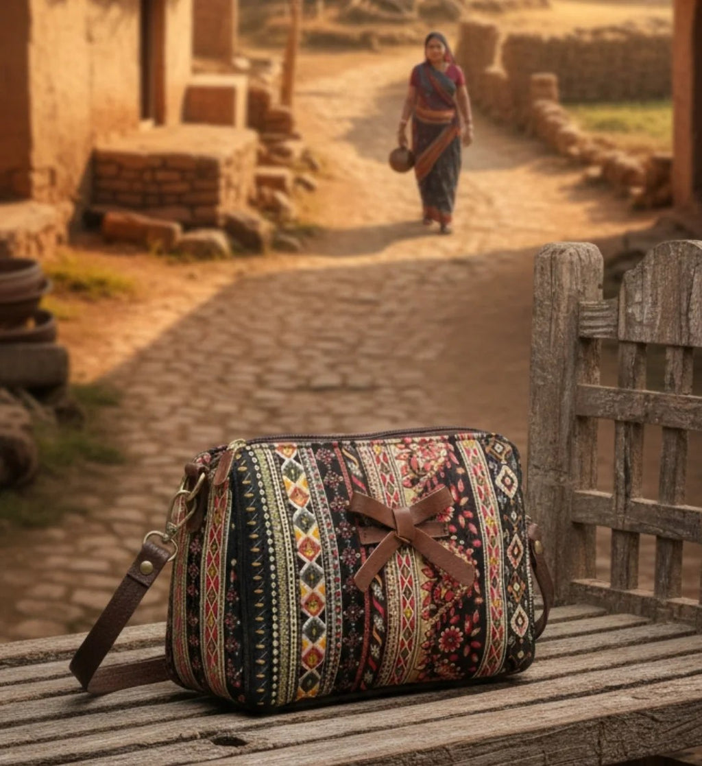 Classic women Green PU sling bags